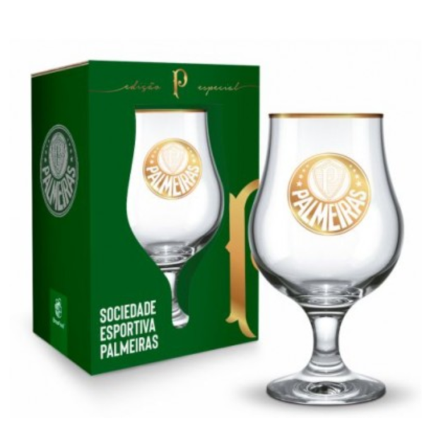 TAÇA DUBLIN 400ML SERIE OURO - PALMEIRAS
